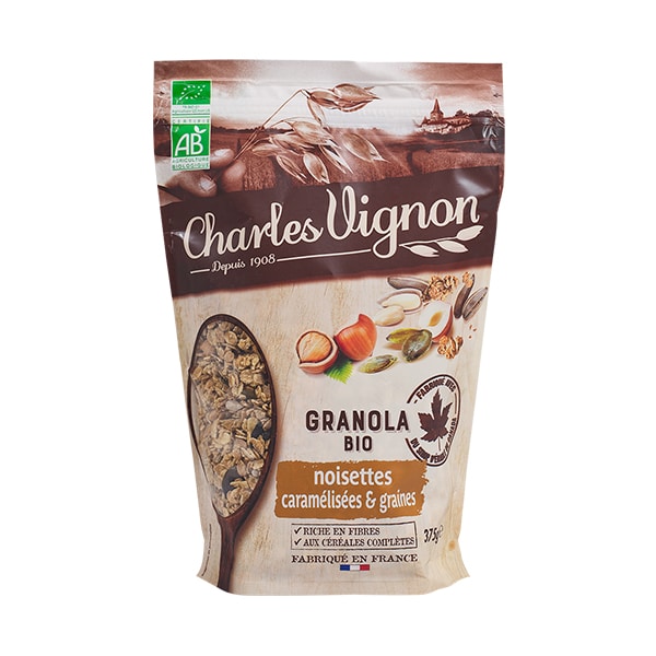 Granola</br><span> Noisettes Caramélisées & Graines </span> 