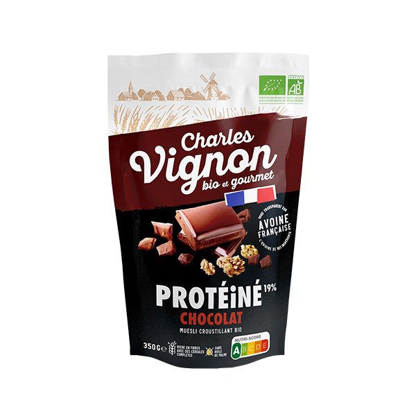 Muesli Croustillant Protéiné </br><span> Chocolat</span>